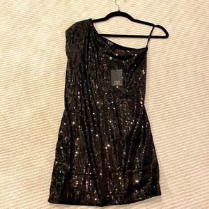 NWT - TART Little Black Sequin Dress - XS